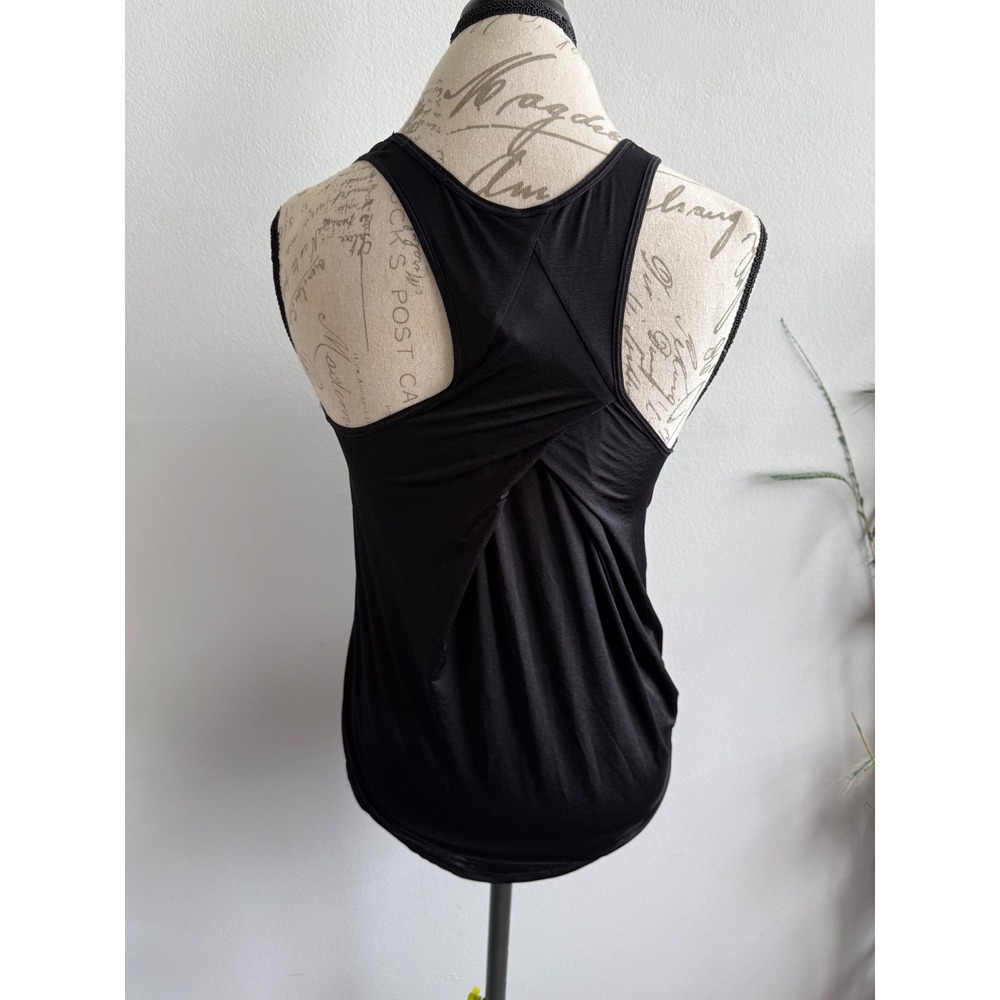Lululemon‎ Essential Tank Pleated Back Black Size 2